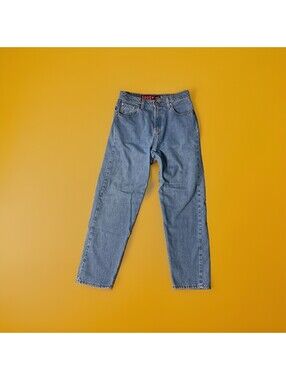Vintage Levis Jeans‎ Womens 11 / 12 Blue Silver Tab Loose Denim USA Grunge